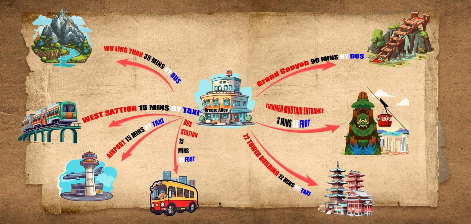 Breeze & Alley Inn--Tianmenshan Cableway-English Reception-Tourism Planing Zhangjiajie Eksteriør billede